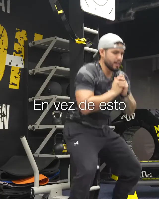 Alan en el gimnasio: en vez de esto, haz esto.