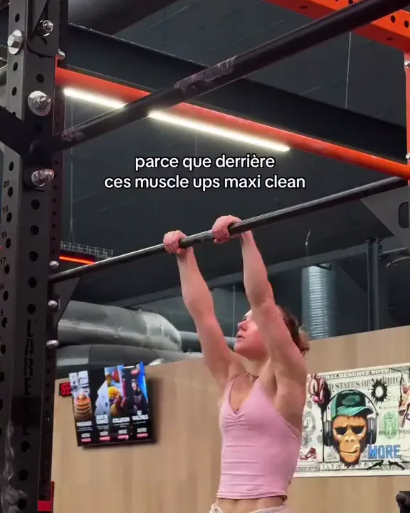 Avril aux muscle-ups, avec son texte sur ses débuts.