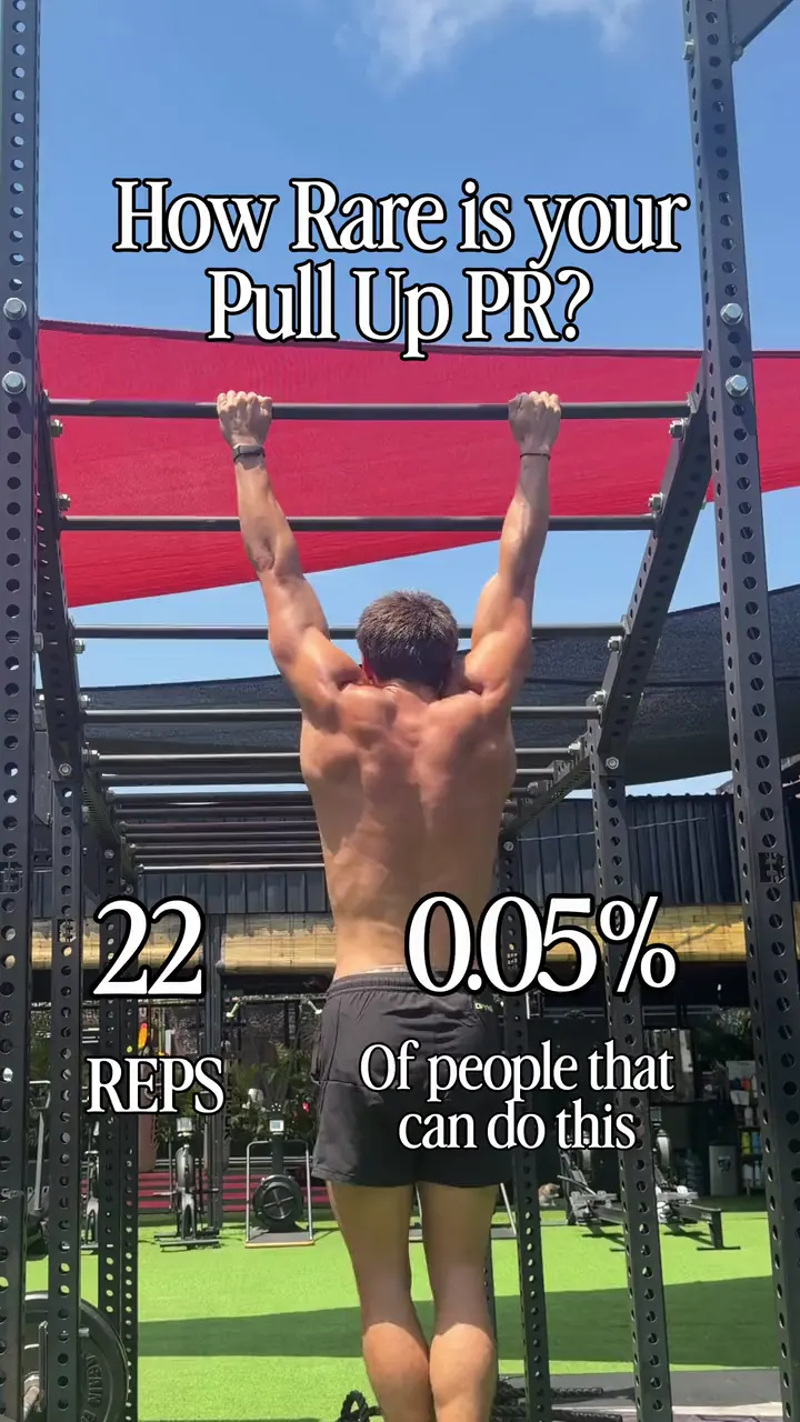 Easton’s pull-up reel: how rare is your pull-up PR, 22 reps.